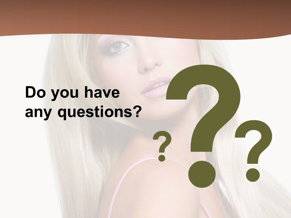 Hairstyle Vibrant Colourful PowerPoint Template