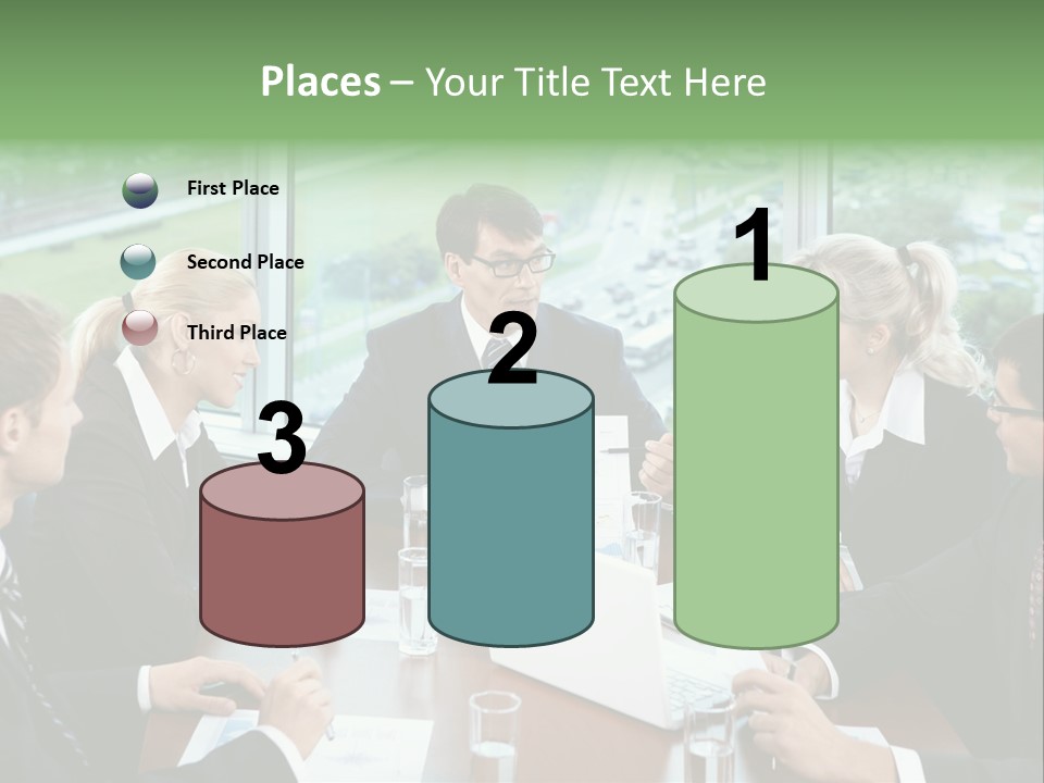 Bu Ine Man Water People PowerPoint Template