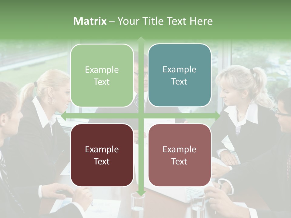 Bu Ine Man Water People PowerPoint Template