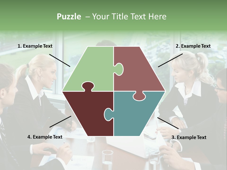 Bu Ine Man Water People PowerPoint Template