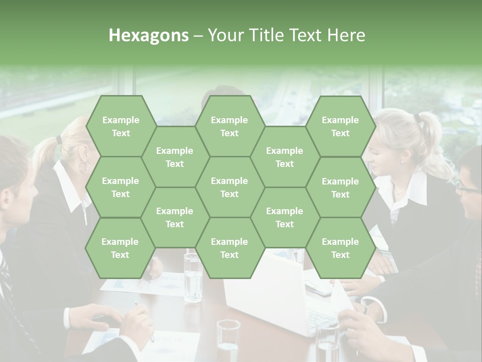 Bu Ine Man Water People PowerPoint Template