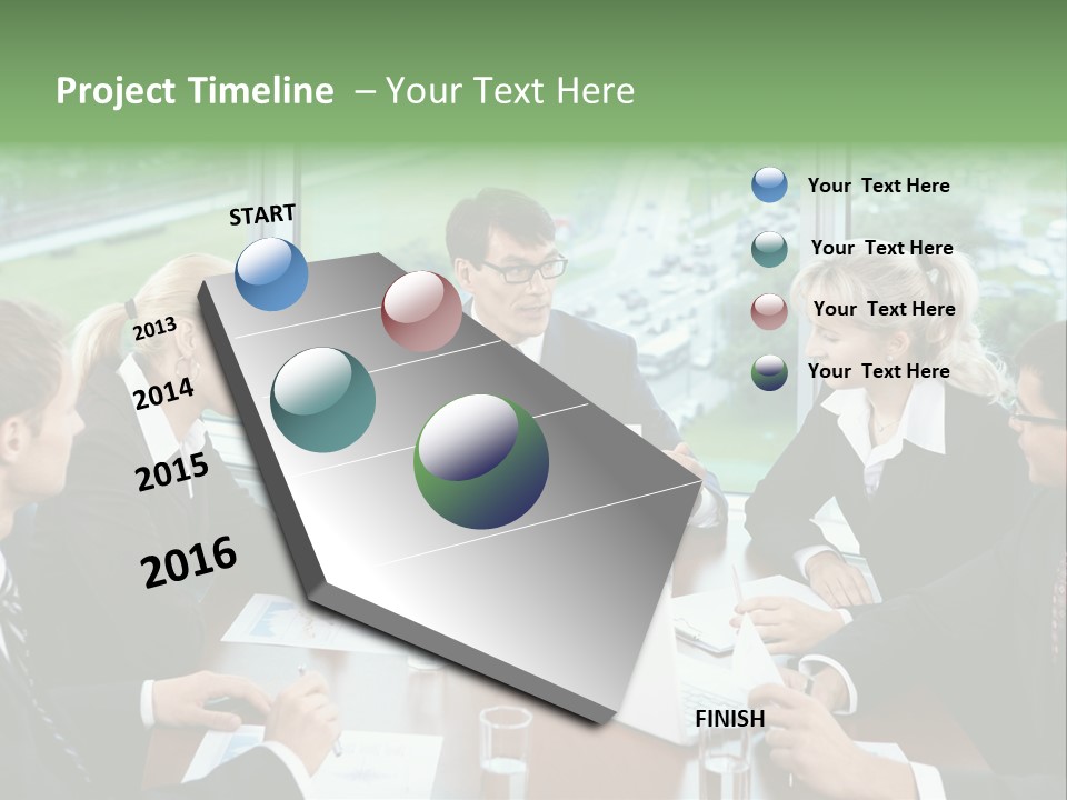 Bu Ine Man Water People PowerPoint Template