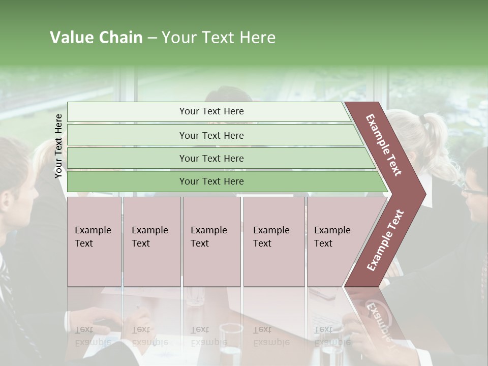 Bu Ine Man Water People PowerPoint Template