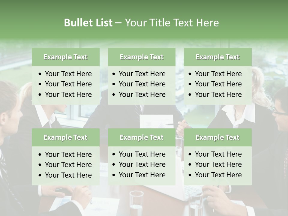 Bu Ine Man Water People PowerPoint Template