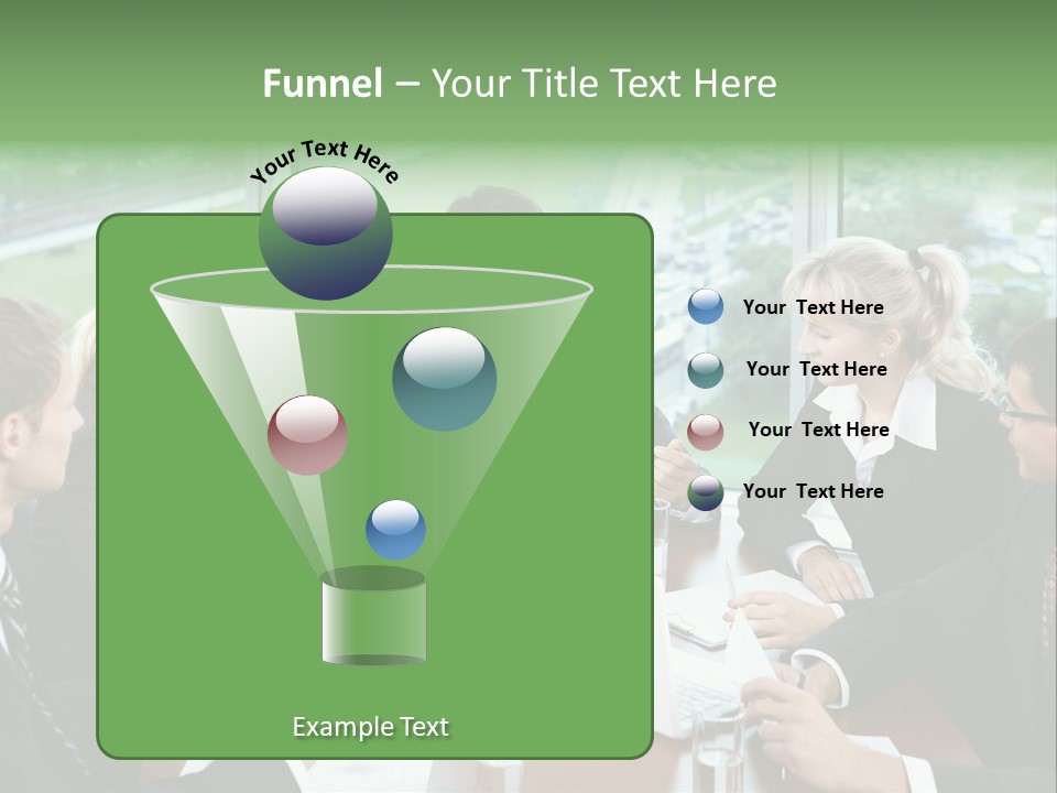 Bu Ine Man Water People PowerPoint Template