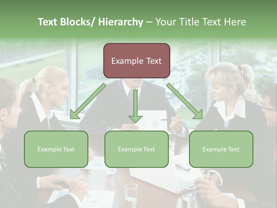 Bu Ine Man Water People PowerPoint Template