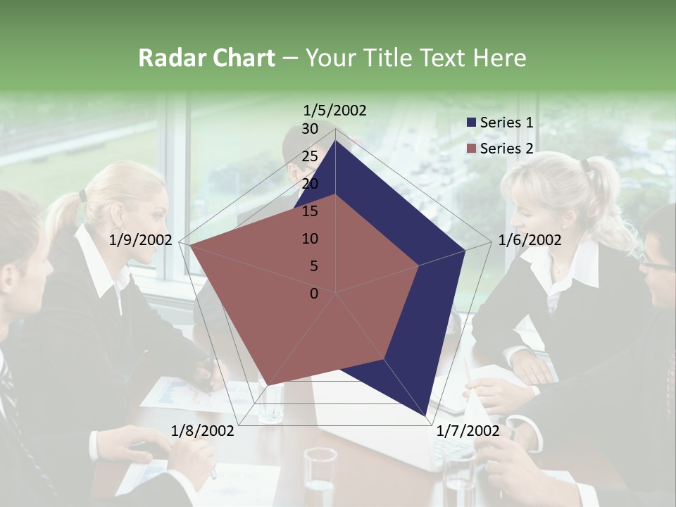 Bu Ine Man Water People PowerPoint Template