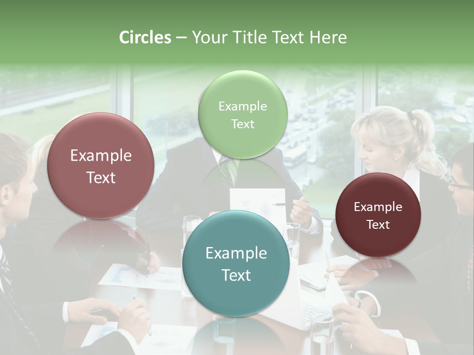 Bu Ine Man Water People PowerPoint Template