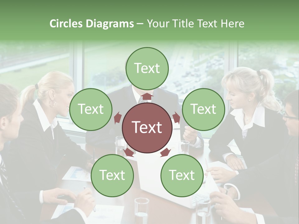 Bu Ine Man Water People PowerPoint Template