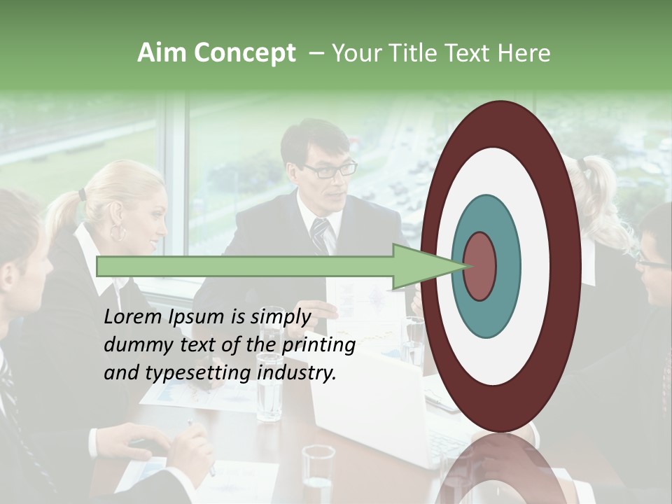 Bu Ine Man Water People PowerPoint Template