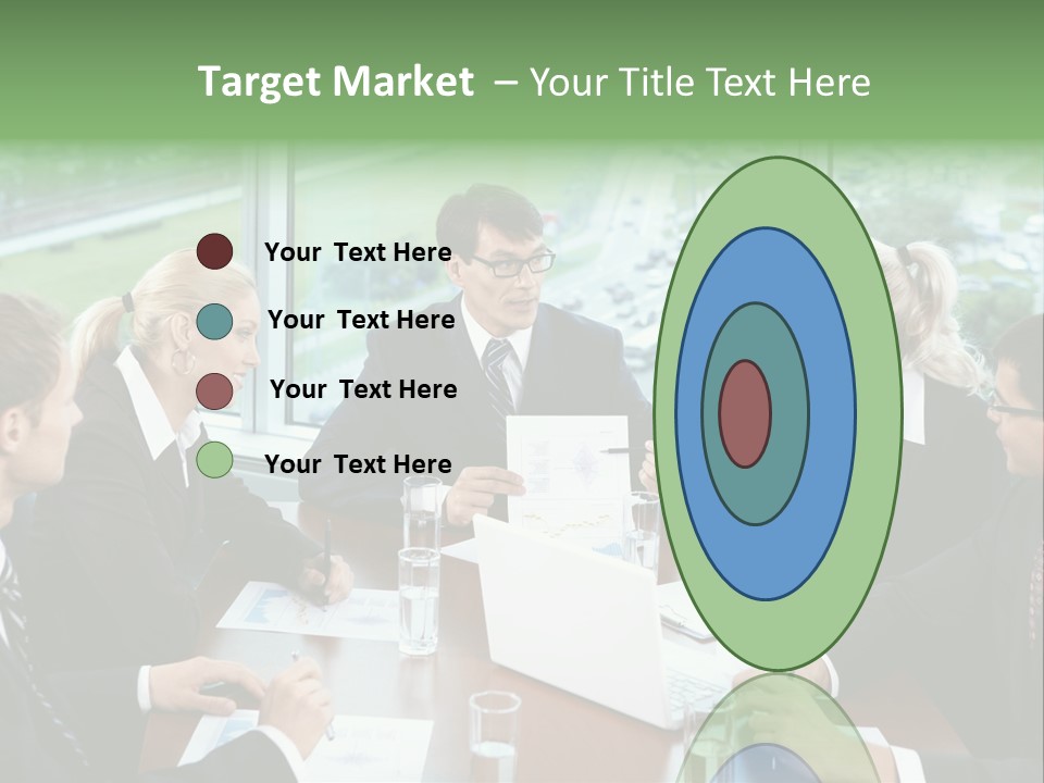 Bu Ine Man Water People PowerPoint Template