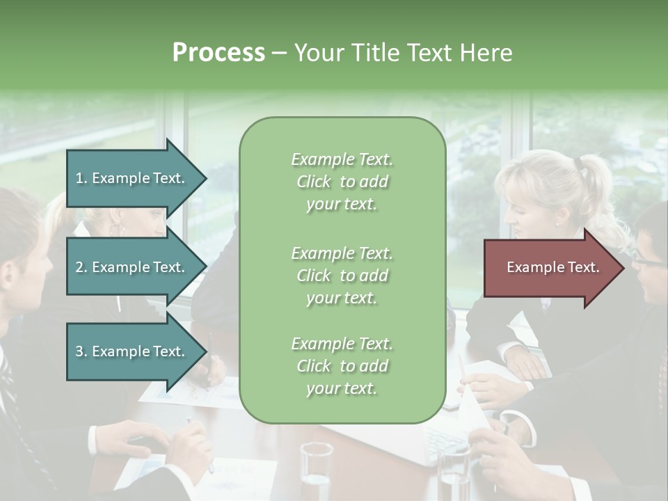 Bu Ine Man Water People PowerPoint Template