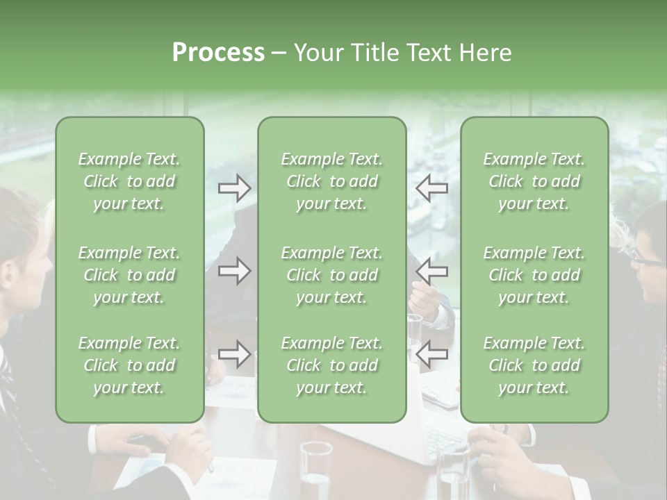 Bu Ine Man Water People PowerPoint Template