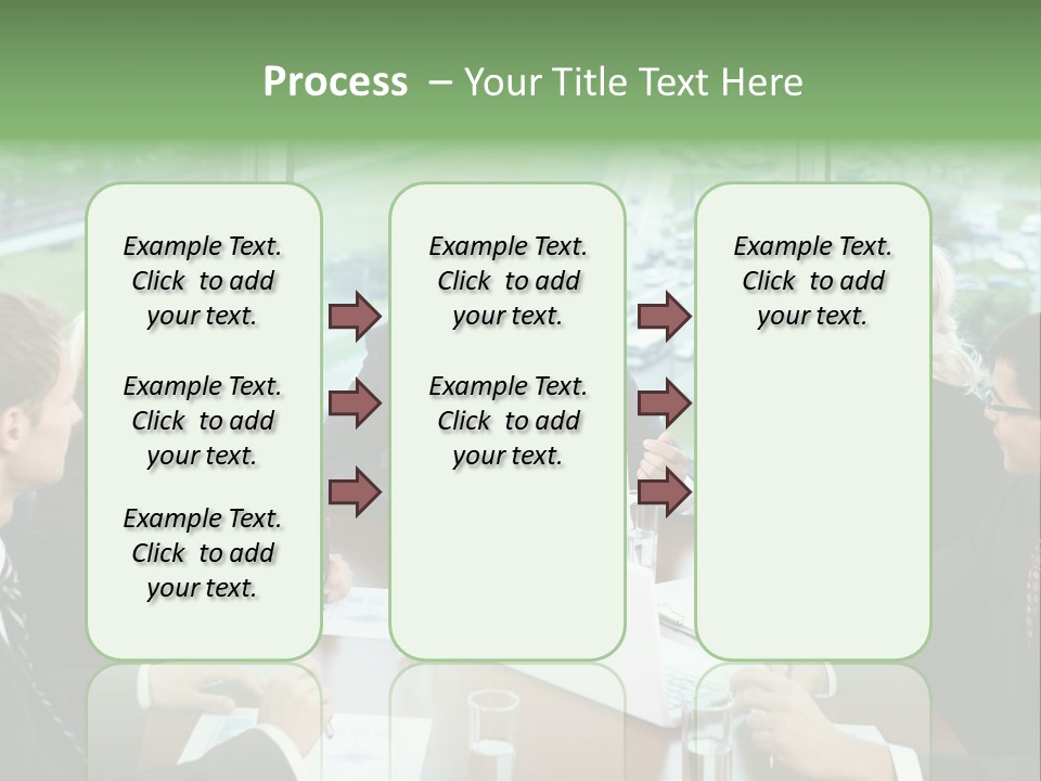 Bu Ine Man Water People PowerPoint Template