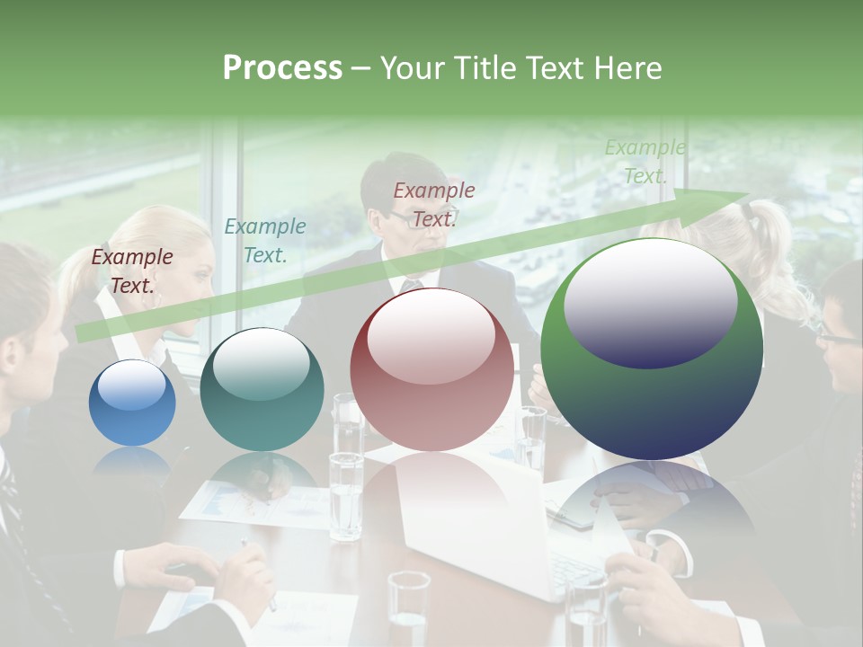 Bu Ine Man Water People PowerPoint Template