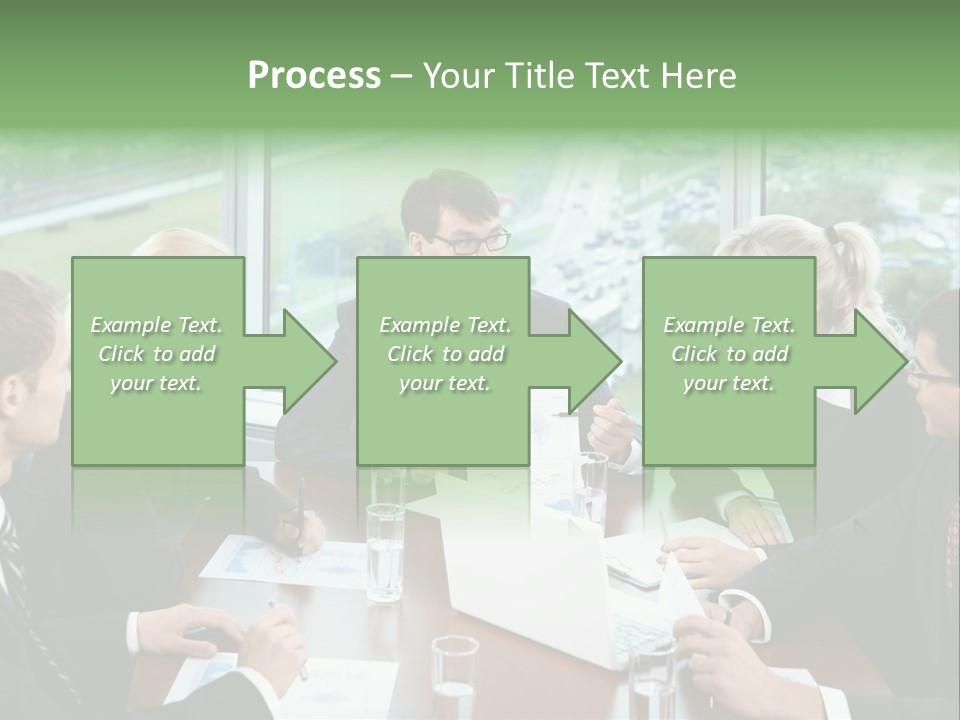 Bu Ine Man Water People PowerPoint Template