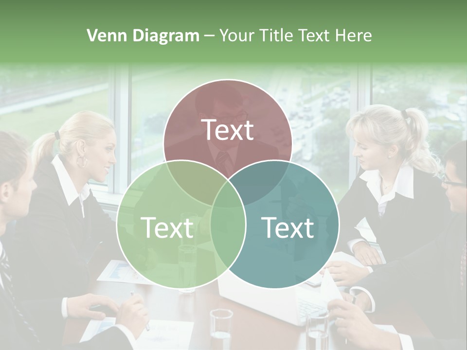 Bu Ine Man Water People PowerPoint Template