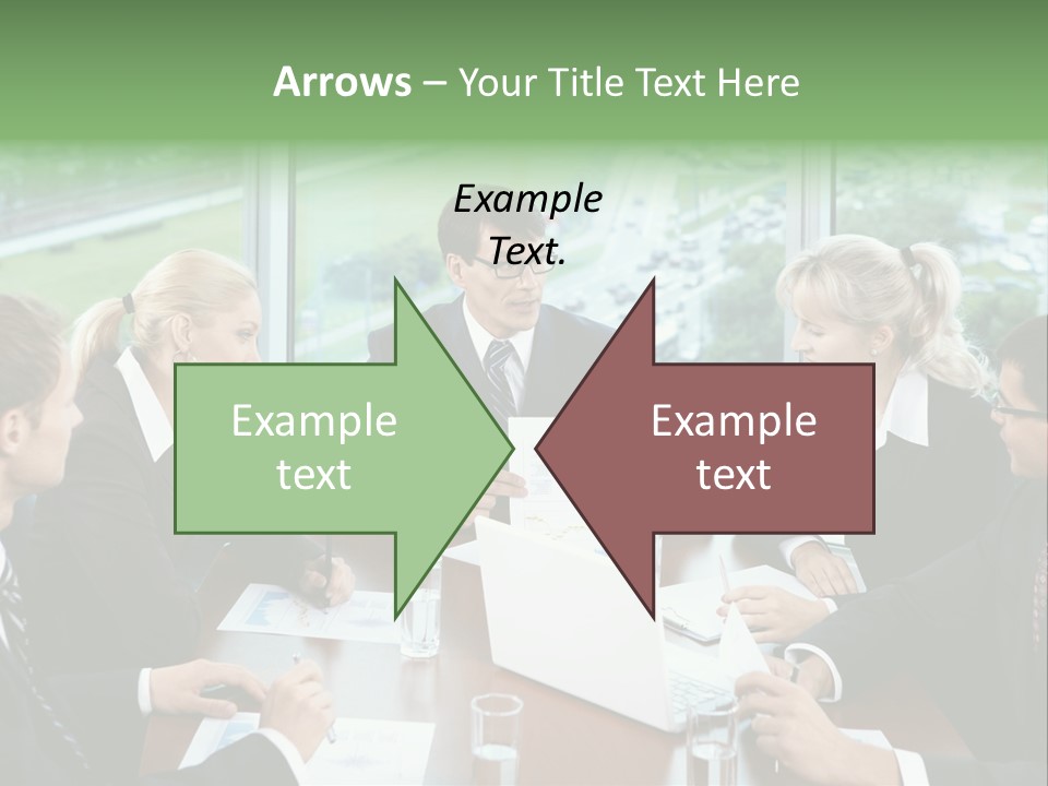 Bu Ine Man Water People PowerPoint Template