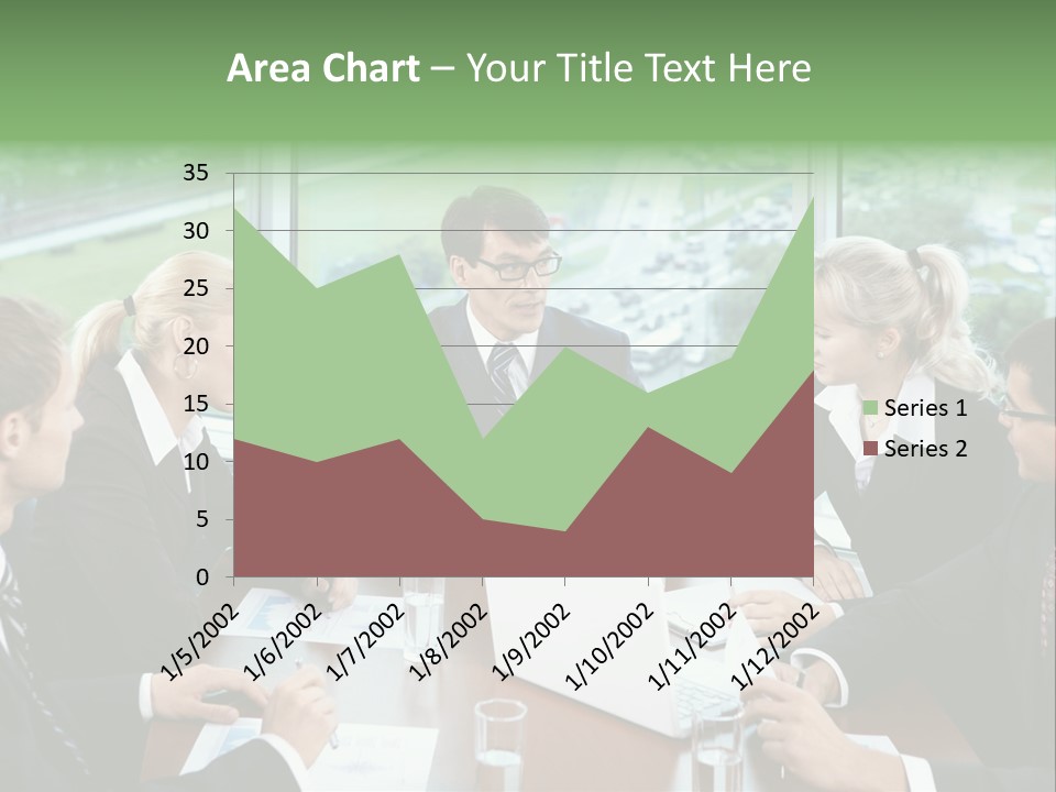 Bu Ine Man Water People PowerPoint Template