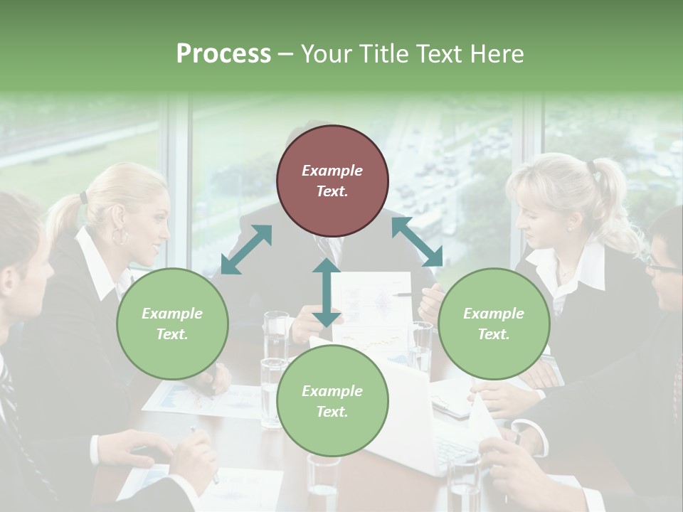 Bu Ine Man Water People PowerPoint Template