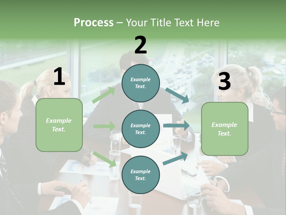 Bu Ine Man Water People PowerPoint Template