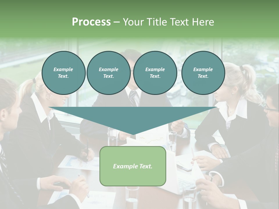 Bu Ine Man Water People PowerPoint Template