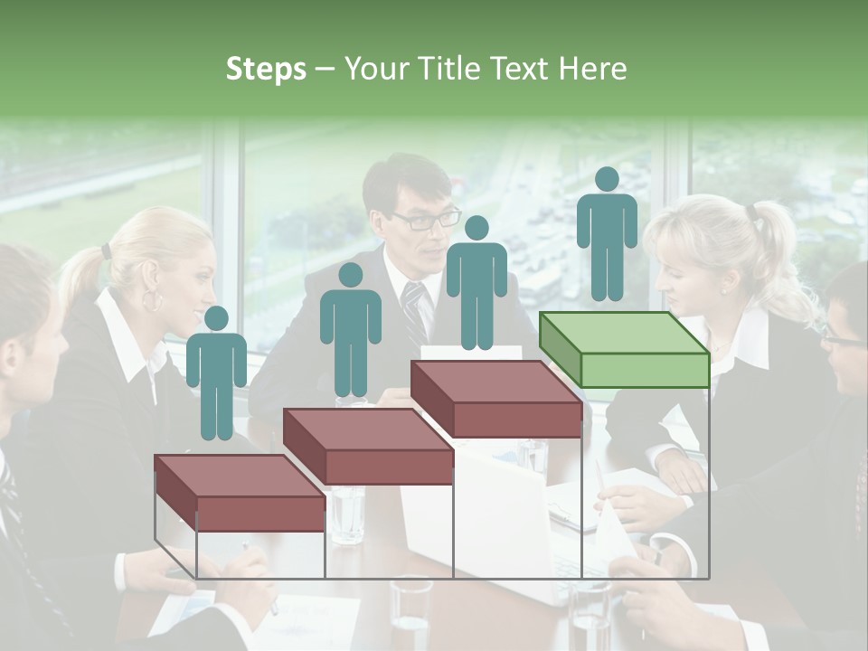 Bu Ine Man Water People PowerPoint Template