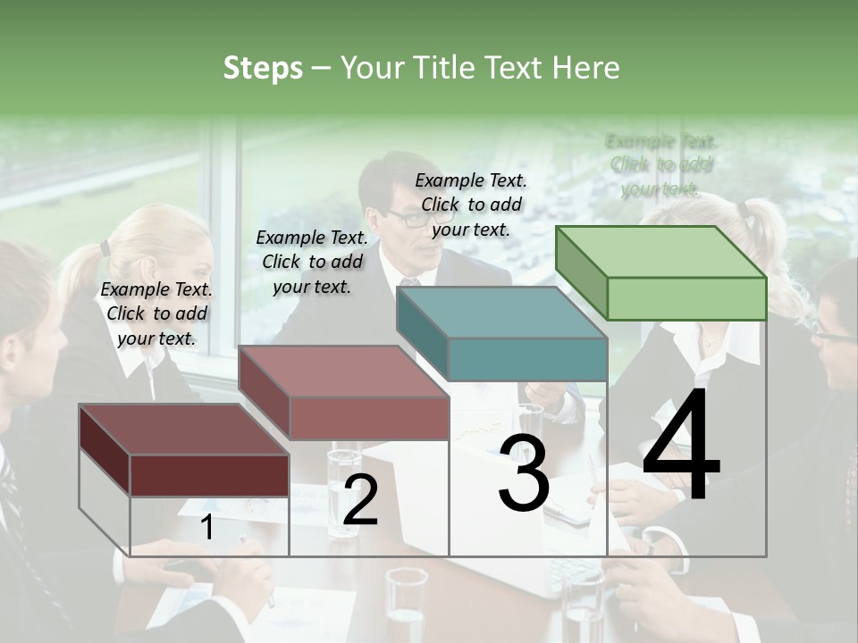 Bu Ine Man Water People PowerPoint Template