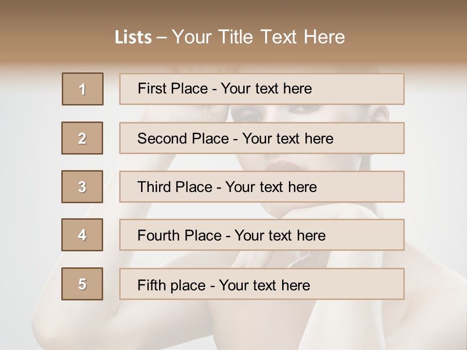 Adole Cence Makeup Glamour PowerPoint Template