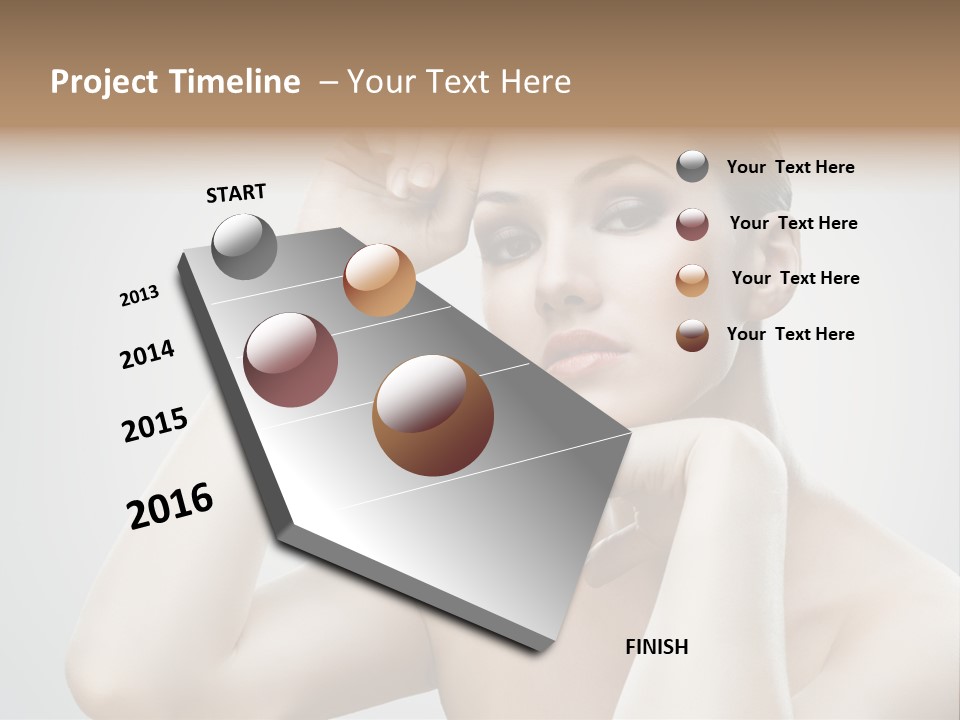 Adole Cence Makeup Glamour PowerPoint Template