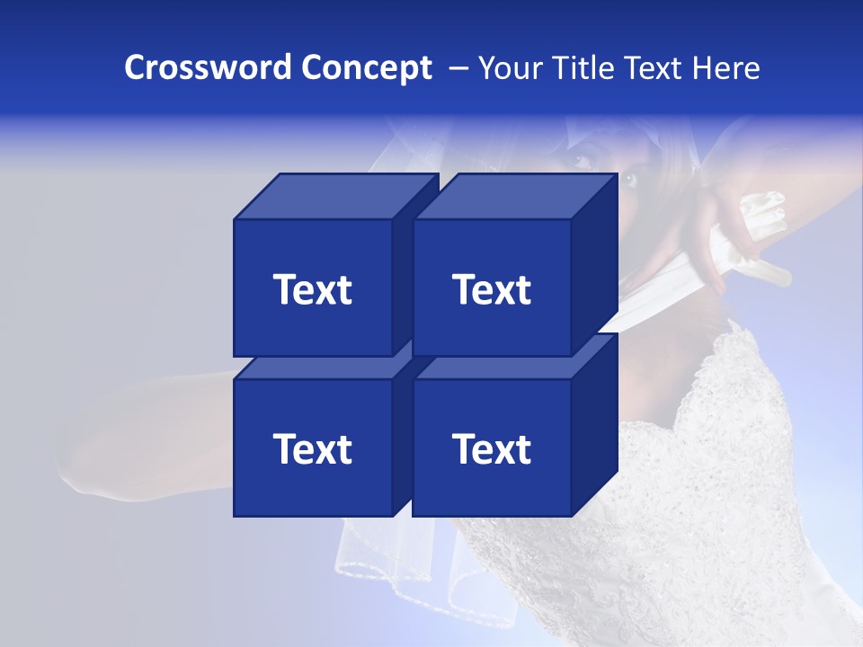 Hair Eye White PowerPoint Template