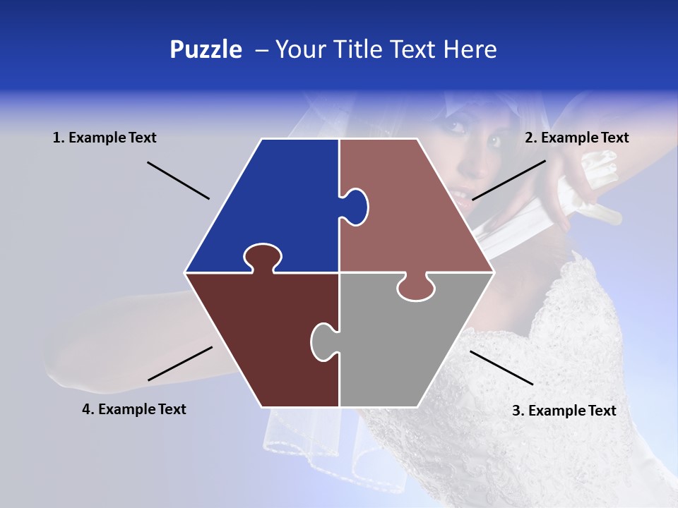 Hair Eye White PowerPoint Template