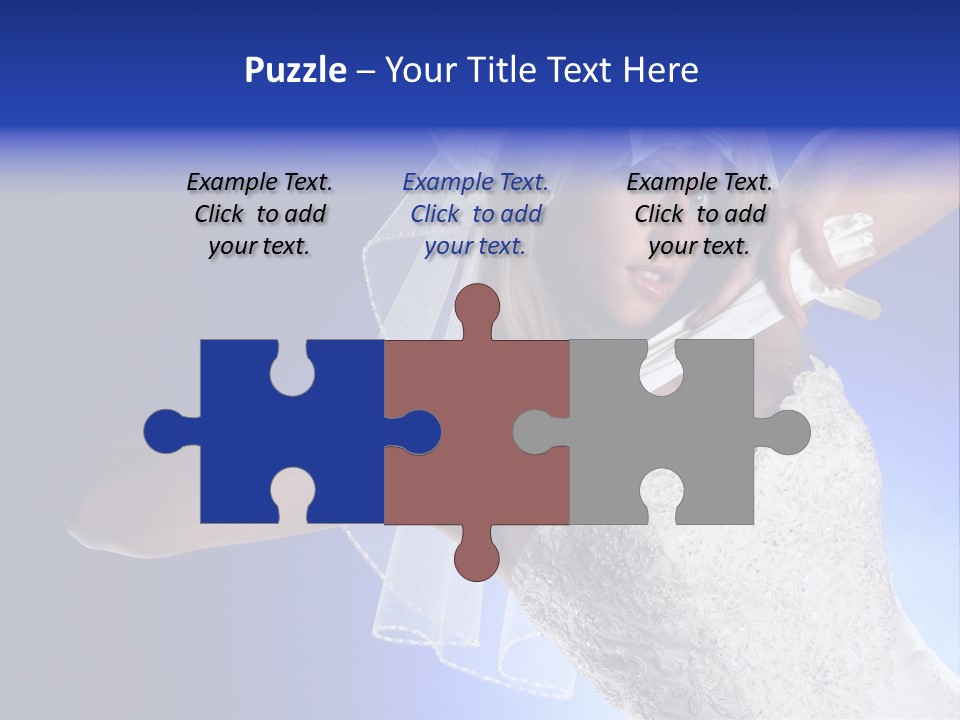 Hair Eye White PowerPoint Template