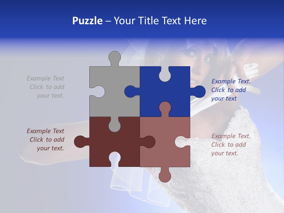 Hair Eye White PowerPoint Template