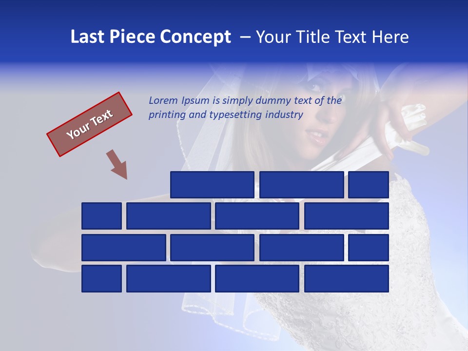 Hair Eye White PowerPoint Template