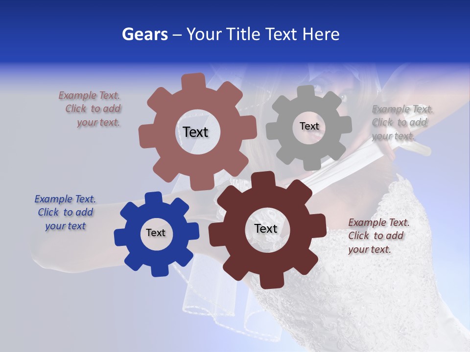 Hair Eye White PowerPoint Template