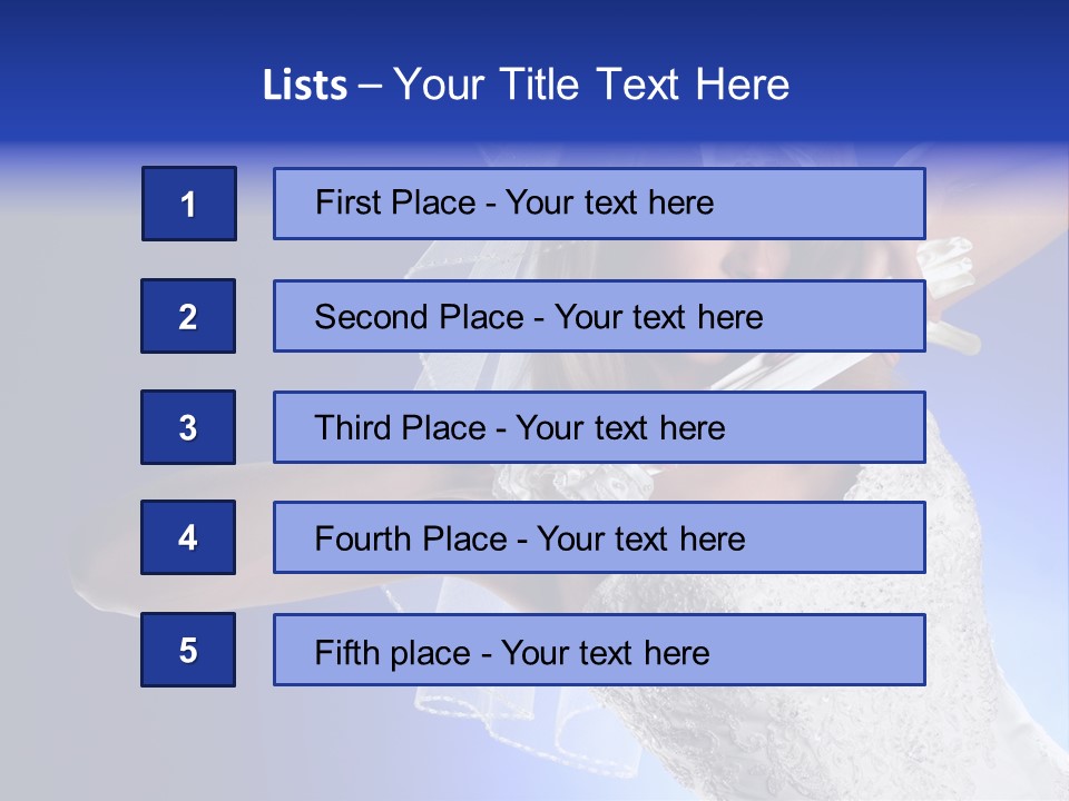 Hair Eye White PowerPoint Template