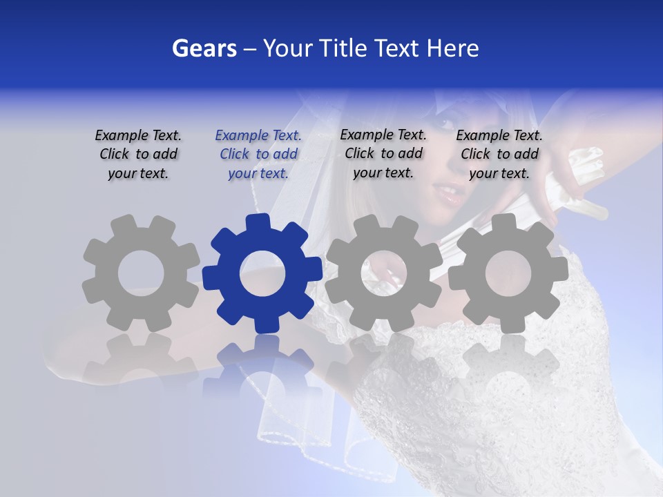 Hair Eye White PowerPoint Template