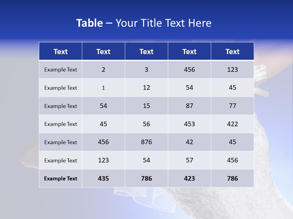 Hair Eye White PowerPoint Template