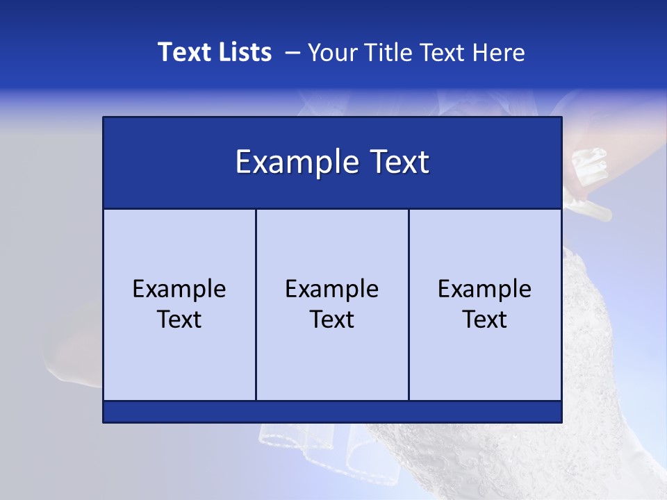 Hair Eye White PowerPoint Template