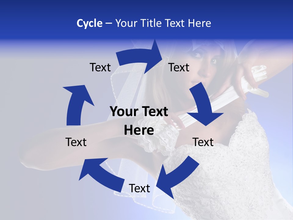 Hair Eye White PowerPoint Template