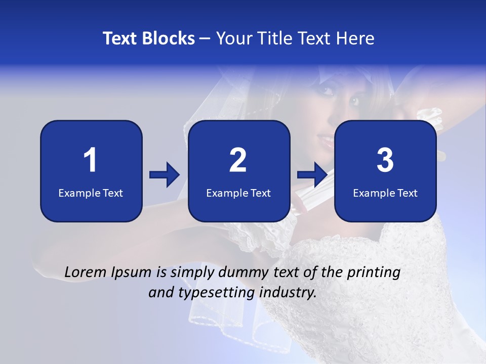 Hair Eye White PowerPoint Template