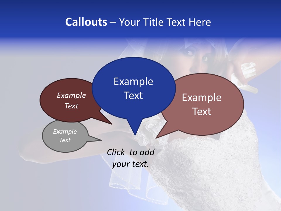 Hair Eye White PowerPoint Template