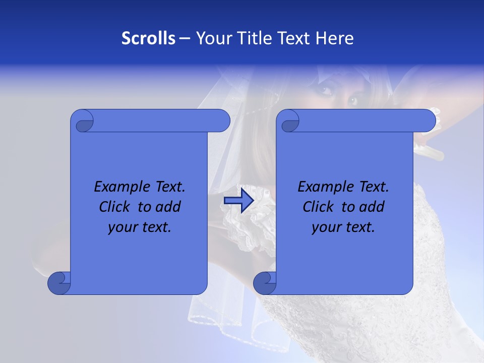 Hair Eye White PowerPoint Template