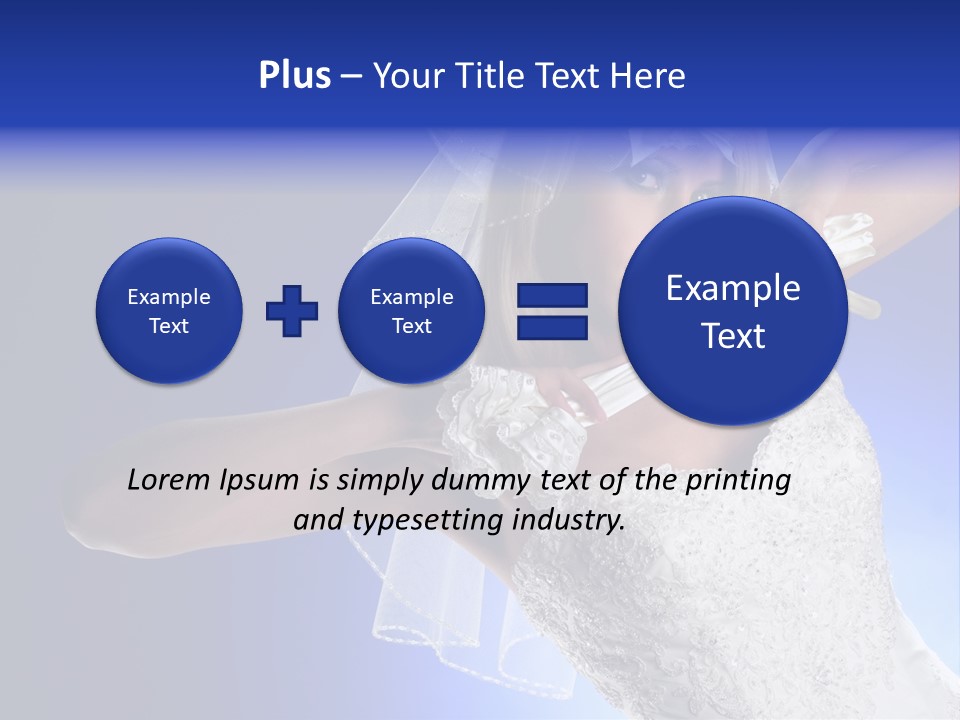 Hair Eye White PowerPoint Template