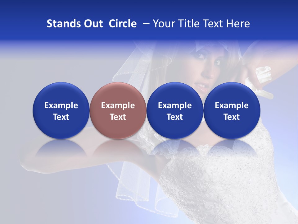 Hair Eye White PowerPoint Template
