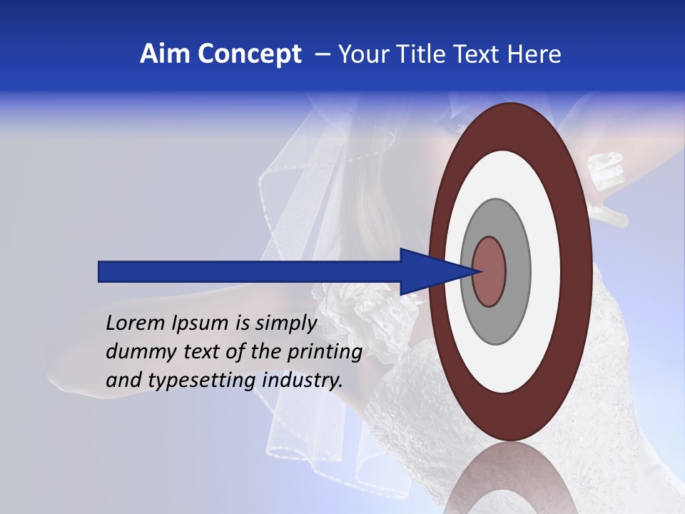 Hair Eye White PowerPoint Template