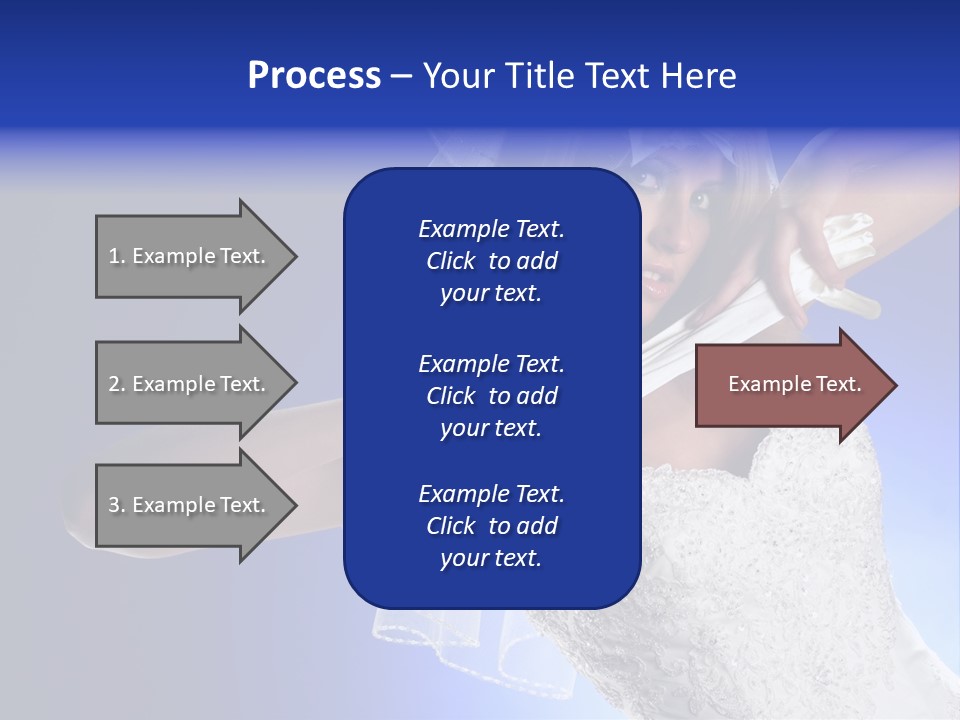 Hair Eye White PowerPoint Template