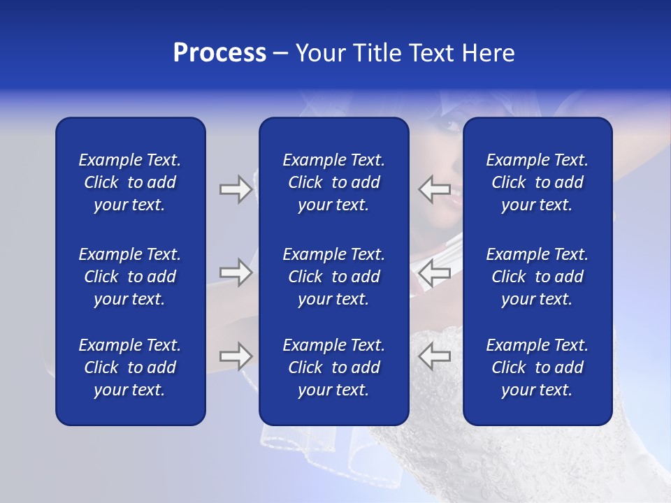 Hair Eye White PowerPoint Template