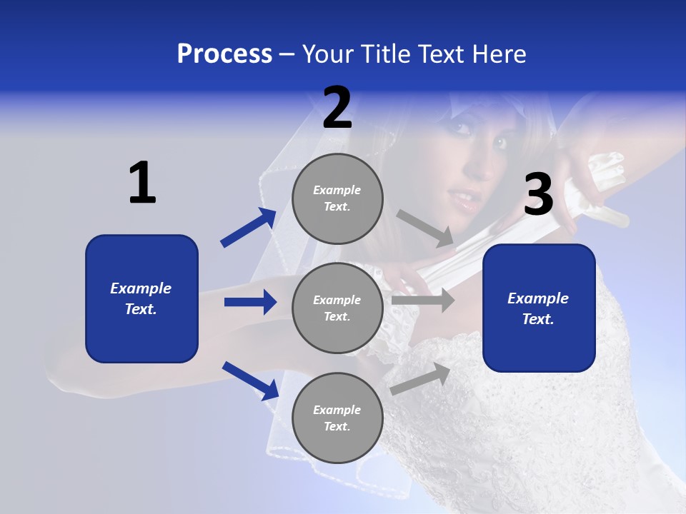 Hair Eye White PowerPoint Template